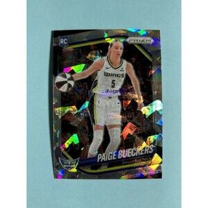 2025 Panini Prizm WNBA Paige Bueckers Wings Silver Cracked Ice RC Rookie Card #5